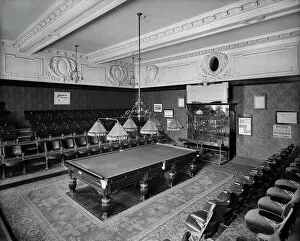Images Dated 31st October 2009: Billiard Hall 1903 BL17646
