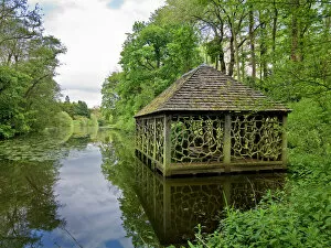 Reflections Collection: Boathouse in Witley Court Gardens N090085