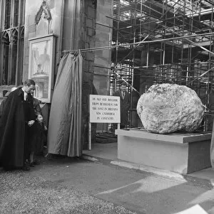 Coventry Cathedral Collection: Boulder from Bethlehem JLP01_08_058911a
