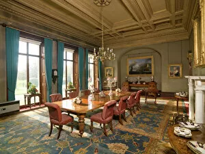 Victorian Architecture Collection: Brodsworth Hall, Dining Room N080312