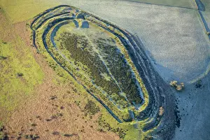 Hillfort Prints: Caer Caradoc, Iron Age multivallate hillfort earthwork, Shropshire 35321_016