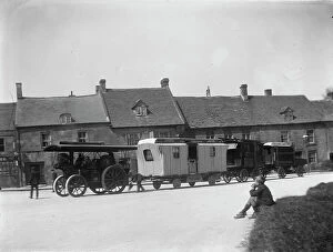 Stow Horse Fair 1928 Collection: Caravans arriving MCF01_02_1063