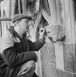 Stonemason Collection: Carlisle Cathedral JLP01_08_075746