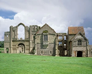 Castle Acre Priory Collection: Castle Acre Priory J850376