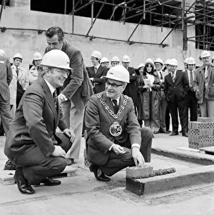 Images Dated 20th April 2022: Ceremonial brick laying JLP01_09_780876