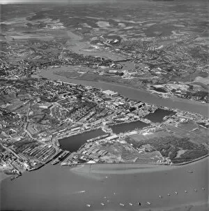 England's Maritime Heritage from the Air Collection: Chatham Dockyard EAW223251