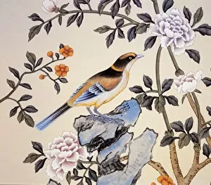 Bird Collection: Chinoiserie wallpaper J050128