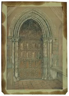 Sketch Collection: Church Door, Shere MD41_00051