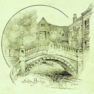 C G Harper Illustrations Collection: City Bridge, Winchester CGH01_01_0251