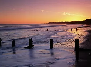 Beach Collection: Coastal view at sunrise K011524