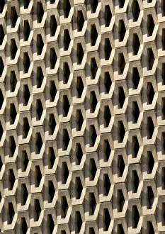 Modern Collection: Detail of concrete blockwork DP069393