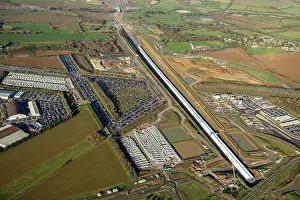 Aerial View Prints: Construction of the Chipping Warden Green Tunnel 35588_009