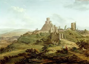 Paintings Collection: De Cort - Launceston Castle K010763