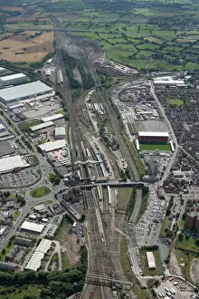 Football grounds from the air Collection: Crewe Station 20670_020