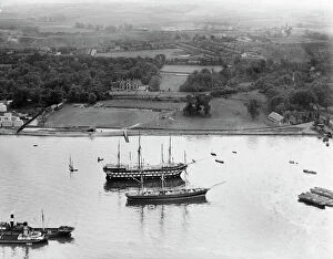 England's Maritime Heritage from the Air Collection: Cutty Sark and HMS Worcester EPW061029
