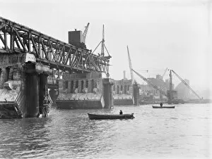 Cranes Collection: Demolition of Waterloo Bridge CXP01_01_097