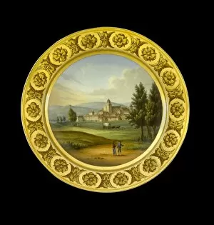 Battle Field Collection: Dessert plate depicting Vittoria N081175