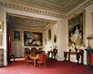 Osborne House interiors Collection: The Dining Room, Osborne House J890089
