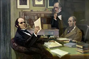 Evstafieff - Charles Darwin, Charles Lyell & Joseph Hooker DP135279