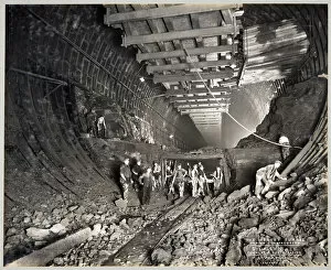Workmen Collection: Excavating the lower half MTA01_01_10