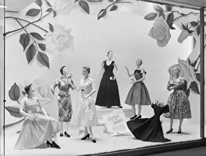 Department Store Collection: Female mannequins in shop window CC73_02302