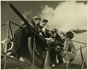 Aircraft Prints: Still from a film produced by the RAF Film Production Unit during the Second World War chp01_07_02_001