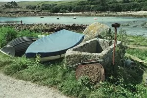 Scilly Isles Collection: Former Fish Salting Trough