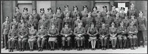 Second World War Prints: Formal portrait of RAF and WAAF instructors and staff chp01_07_01_113