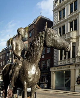 Post War public sculpture Collection: Frink - Horse and Rider DP183065