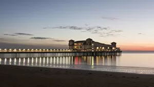 Sunrise and sunset Collection: Grand Pier, Weston-super-Mare DP218332