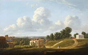 Painting Collection: Hofland - View of Crooms Hill overlooking Hyde Vale J910213