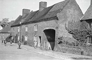 Childhood Collection: Home Farm, Church Street, Bunny, Rushcliffe, Nottinghamshire. The carriage entrance