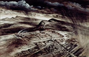 Illustration Collection: Housesteads Roman Fort J930498