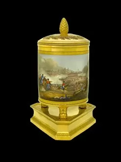Battle Field Collection: Ice pail depicting the Battle of Salamanca N081113