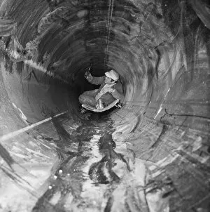 Construction Collection: Inside the pipe JLP01_08_083826A