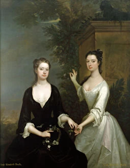 Female portraits Collection: Jervas - Elizabeth and Henrietta Finch J030048