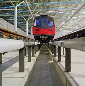 Rail Transport Collection: Jubilee Line depot JLP01_11_61523_01