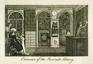 Victorian shopping and dining Collection: Juvenile Library, 157 New Bond Street 1801 J000139
