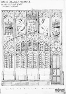 Images Dated 27th July 2017: Kings College drawing MD60_00298