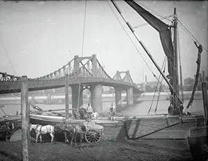 Lambeth Suspension Bridge, Greater London. CC73_00496