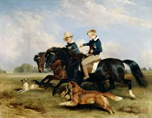 Horse Collection: Landseer - The Hon. E. S. Russell and His Brother J960119