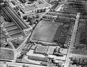 Football grounds from the air Collection: Loftus Road Football Ground 1928 EPW022719