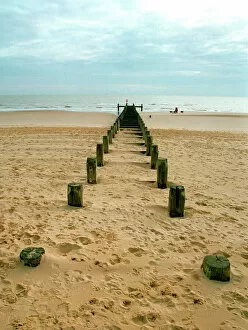 On the beach Collection: Lowestoft beach N000042