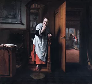 Dutch Collection: Maes - The Eavesdropper N070480