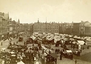 The 1890s Collection: Market Place, Nottingham OP06298