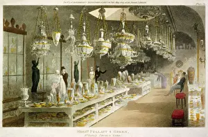 Shop Prints: Messrs Pellatt & Green, St Pauls Churchyard 1809 J000148