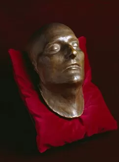 Portraits of Napoleon Collection: Napoleons death mask K040686