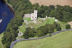 North-East England from the air Collection: Norham Castle 28569_037