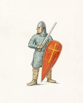 Shield Collection: Norman knight c. 1066 IC008 / 039