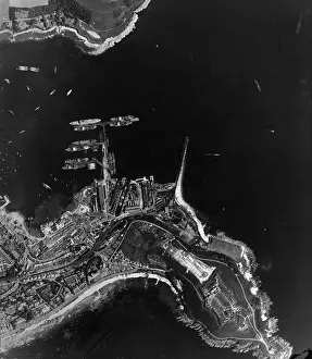 1940s Prints: Pendennis and Falmouth Harbour RAF_106g_uk_1663_rs_4193
